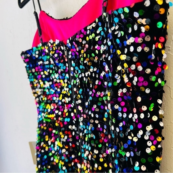 Pear Culture Taylor Swift Eras Tour Sequin Mini Dress 0 NWT - Picture 10 of 16